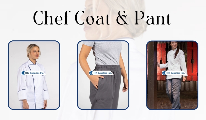 How do you properly maintain the chef coats and pants?